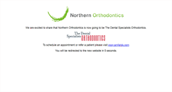 Desktop Screenshot of northern-orthodontics.com
